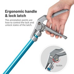 G2 60-inch Professional All-Aluminum Alloy Snake Tong Reptile Grabber Rattle …