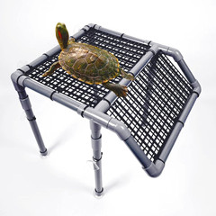 Extra Large Turtle Basking Platform for Aquatic Turtles Tanks Accessories Ramp,