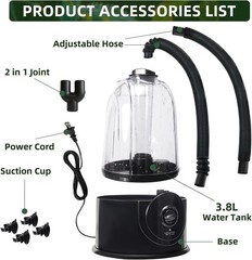 Adjustable Reptile Humidifier, Red/Green Indicator