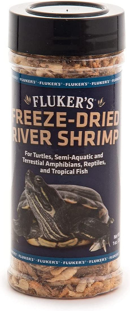 Freeze Dried River Shrimp, Nutrient-Packed, Ideal for Lizards, Reptiles, Birds,