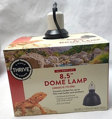 New Thrive 8.5″ Dome Lamp 6ft Cord On/Off Switch for 150 Watt bulb