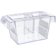 Pawfly Aquarium Fish Breeding Box Acrylic Hatchery Incubator Tank with Suctio…