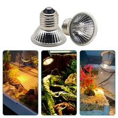 4pcs 50W UVA UVB Reptile Basking Light, Turtle, Amphibian Tanks, Terrariums