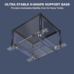 Upgraded Dual Ramp Turtle Basking Platform, Extra Large Fits 125 Gallon 150 Gall