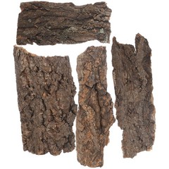 4Pcs Reusable Natural Tree Bark Reptile Climbing Platforms Durable Pet Decor