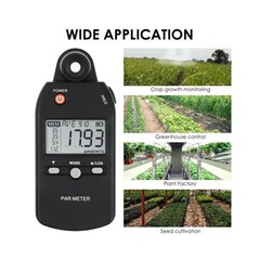 Quantum PAR Meter Full-Spectrum High Precision PPFD Tester for Photosynthetic…