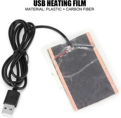 5W Portable Carbon Fiber Heat Pad for Reptiles – USB Powered & Lightweight