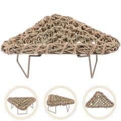 Large Lizard Grass Bed Lounger for Bearded Dragon Rest Gecko Sleeping