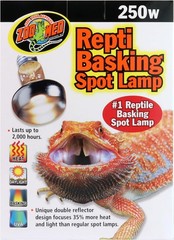 Zoo Med Repti Basking Spot Lamp 250W for Large Reptiles 6-Pack
