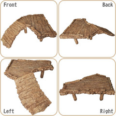 Turtle Basking Platform, Tortoise Floating Dock Reptiles Habitat Climbing Ram…
