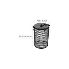 Heat Lamp Protector Cage Reptile Protective Basket Dome Shaped Bulb Shade