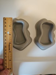 Zilla Feeding Dish Reptiles Amphibians Etc. Small Plastic Gray (2)