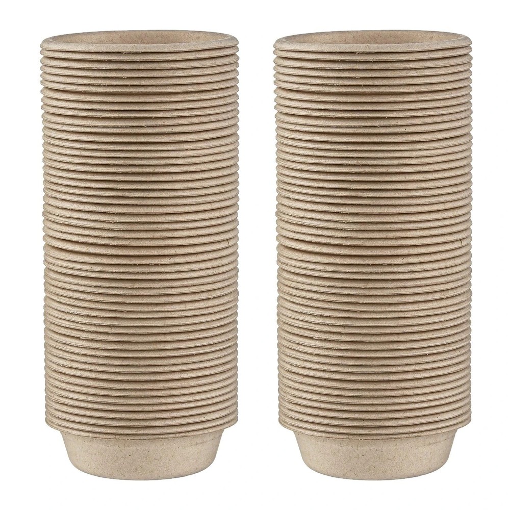 100Pcs 1oz Biodegradable Crested Gecko Food Cups fit Reptile Food Dish or Wat…