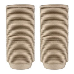 100Pcs 1oz Biodegradable Crested Gecko Food Cups fit Reptile Food Dish or Wat…