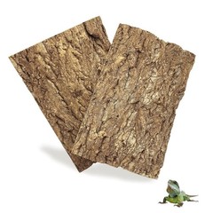 BNOSDM 2PCS Cork Bark Background,11.8″ x 7.9″ Natural Reptile Terrarium Backd…