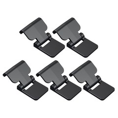 5Pcs Black ABS Aquarium Lid Fasteners Terrarium Clips for Feeding Tanks