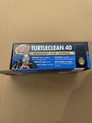 Zoo Med Turtle Clean 40 Replacement Filter Cartridge, New In Box, FREE SHIPPING