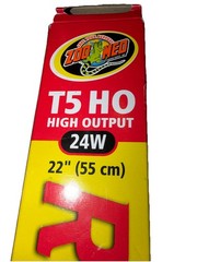 NEW in Box Zoo Med Reptisun T5 HO 24 W 22″ Fluorescent UVB Reptile Lamp