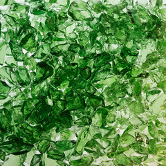 Organic Mechanics 2nd Sand Recycled Glass, Emerald Green, 1lb
