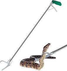60“ Professional Snake Tongs – Extra Long Heavy Duty Snake Catcher Tongs Grabber