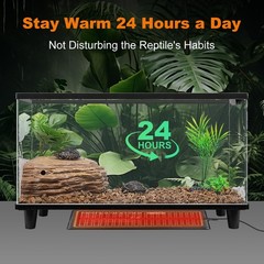 Reptile Heat Pad 6×8 Inch 8W Under Tank Terrarium Heating Mat Turtle Lizard