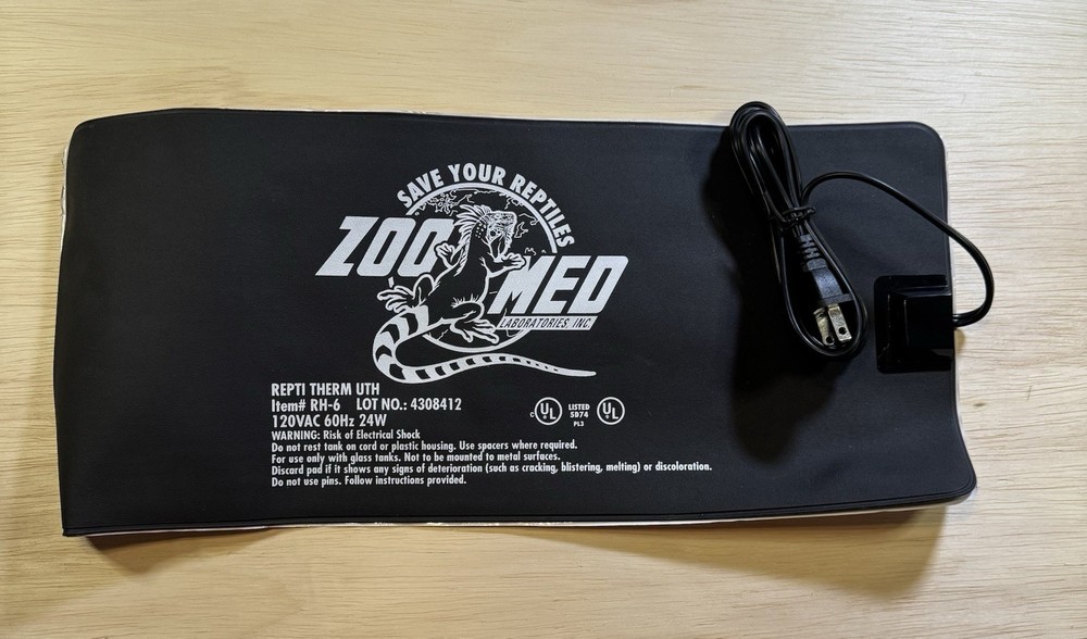 Zoo Med Reptile Under Tank Aquarium Heater Turtle Lizard Snake Dragon