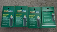 4 Boxes TetraFauna ReptoFilter Filter Cartridges 3 Pack MEDIUM NEW 90 GPH