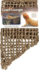 Lot Penn-Plax Reptology Lizard Lounger Corner Hammock Ladder Natural Seagrass 3