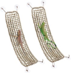 Versatile Reptile Habitat Accessories – 2 Large Hammocks for Lizards & Turtles