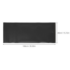 3Pcs Black Reptile Tank Carpet Eva Soft Flooring Washable Reusable Mat