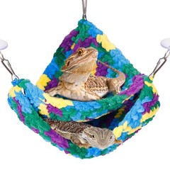 Double-Layered Reptile Hammock – Soft Bearded Dragon Hammock Swing Hanging