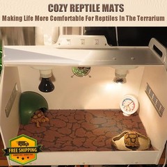 Tfwadmx L 19.7″x39.3″ Reptile Carpet Mat Liner