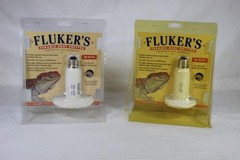 Lot of 2 Fluker’s Ceramic Heat Emitter for Reptiles and Amphibians 60W/ 100W