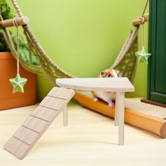 Wooden Guinea Pig Cage Platform Chinchilla Platforms Hamster Enrichment Large