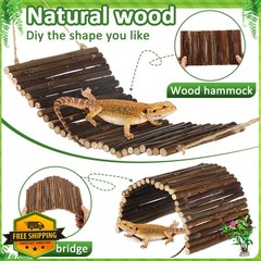 Foilswirl Reptile Bridge Hammock Plants Terrarium Decor