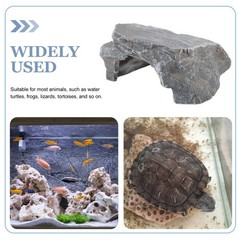 Turtle Ramp Basking Platform Rockery Decoration Aquarium Décor Accessories