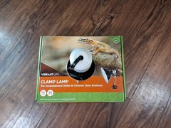 Vibrant Life Reptile Terrarium Clamp Lamp with On/Off Switch 5.5″