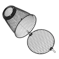 Reptile Anti-Scald Lampshade, Heat Lamp Mesh Cage Lampshade Cover for Turtles