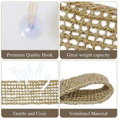 3 Pieces Bearded Dragon Hammock Reptile Hammock Lizard Climbing Lounger with …