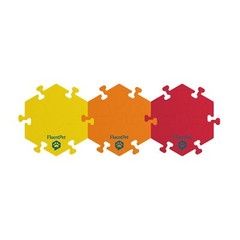 HexTiles – Sunset 3-Pack | Talking Dog and Cat Button Mat Set | Each Mats Hol…