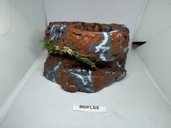 Reptile Magnetic Ledge With 5 Feeder Cups Small Desert