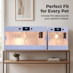 PVC Reptile Terrarium Pet Breeding Habitat with App Control, for Easy