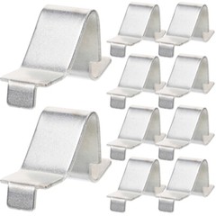12Pcs Metal Shelf Supports Cabinet Clip Adjustable Clips Shelving Clamp Bracket