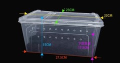 reptile feeding box