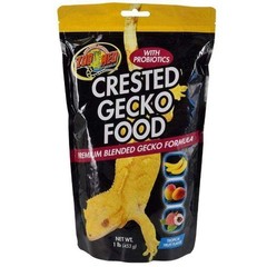 Zoo Med Crested Gecko Food – Tropical Fruit – 1 lb 1 Pound (Pack of 1), Yellow