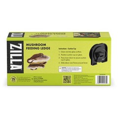 Zilla 9.5 Inch Brown PET Feeder Natural Look Vertical Decor for Terrarium