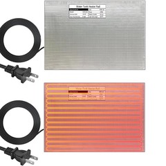 RV Holding Tank Heater Pad 12″x18″ 120V for Up to 50 Gal Fresh Water 2-Pack