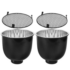2Set Livestock Heating Lamp Guard Aluminum Durable Mesh for Reptile Poultry Use