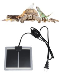 NEW Pet Reptile Heating Pad Mat Turtles Lizards Frogs Temperature Adjustment 7W