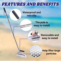 Sand Scoop for Metal Detecting, Heavy Duty Stainless Steel Metal Detecting Sa…